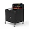 Luxor 16.25 D X 16.25 H, 15 W X powder coated steel w/MDF, black DTWS003 - alternate 1